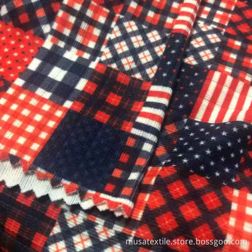 Polyester Double Brushed 4x4 Rib Knit Fabric